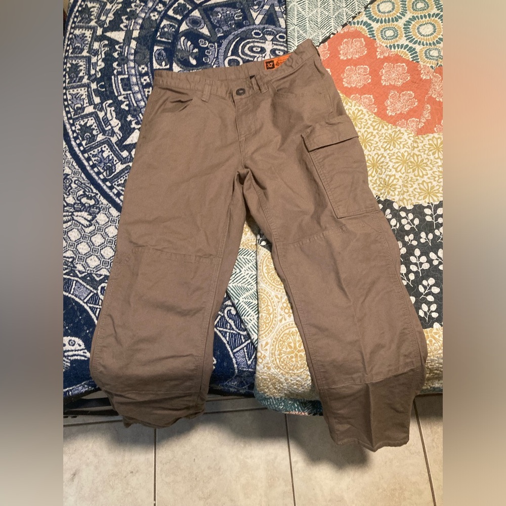 Volcom Workwear Caliper cargo pants in khaki size 32